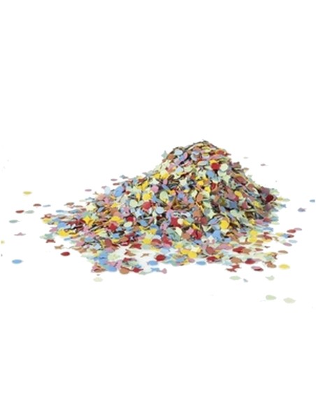 Confettis multicolores en sachet de 450g pour le carnaval