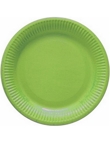 Lot de 8 assiettes couleurs en carton pour événements festifs