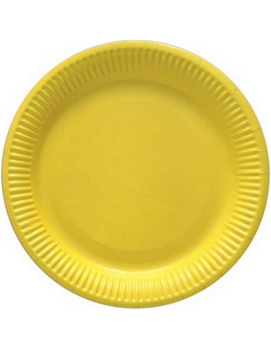 Lot de 8 assiettes couleurs en carton pour événements festifs