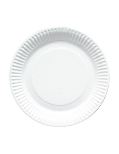 50 assiettes blanches Ø 18 cm