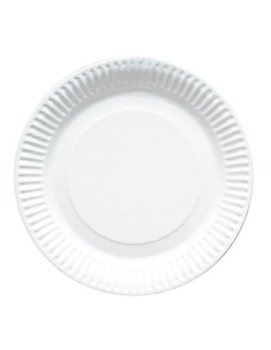 50 assiettes blanches Ø 23 cm