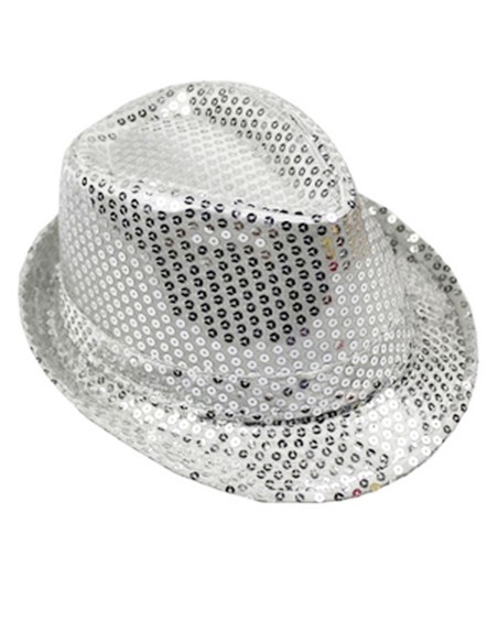 Chapeau borsalino sequins brillants