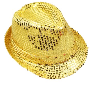 Chapeau borsalino sequins brillants