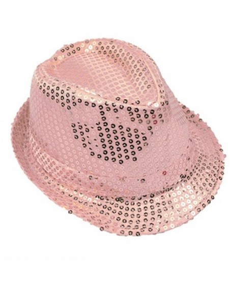 Chapeau borsalino sequins brillants