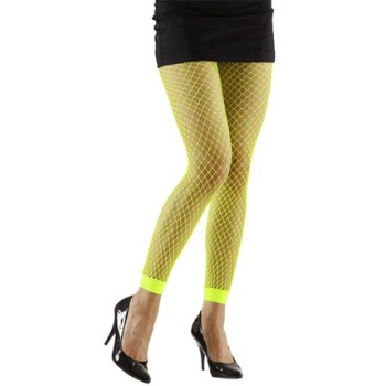 Leggings résilles fluo