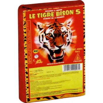 4 pétards Le Tigre bison n°5