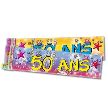 Banderole anniversaire 50 ans