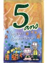 Carte Joyeux Anniversaire 5 ans