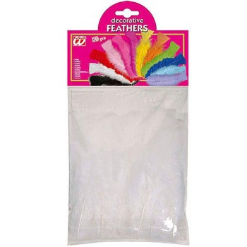 Sachet de 50 plumes blanches