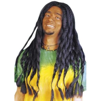 Perruque rasta noire