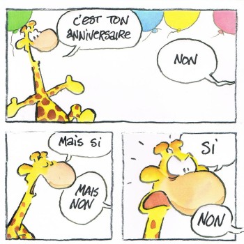 Carte pliante c'est ton anniversaire