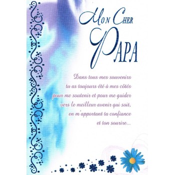 Carte mon cher papa