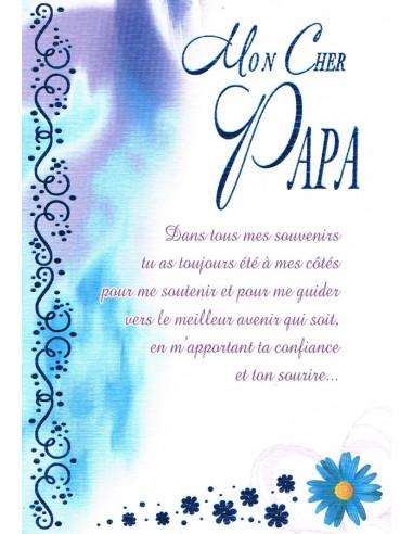 Carte mon cher papa