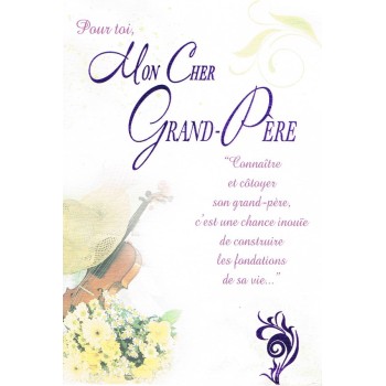 Carte mon cher grand-père