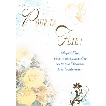 Carte pour ta fête