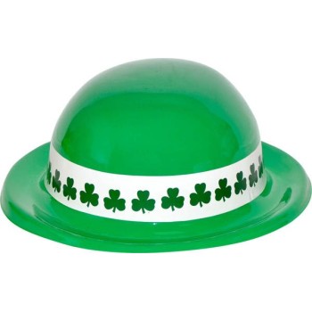 Chapeau melon plastique Saint Patrick