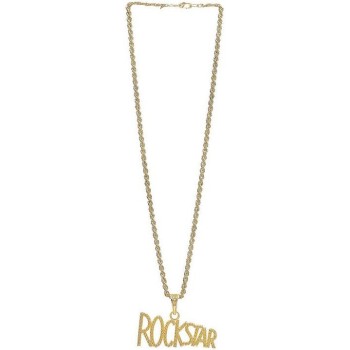 Collier doré rockstar